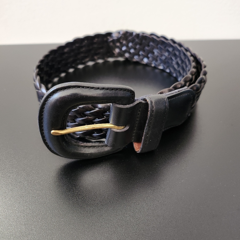 Vintage Braided Coach Belt